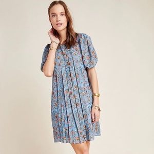 Anthro Sachin & Babi Marina Pleat Swing Dress